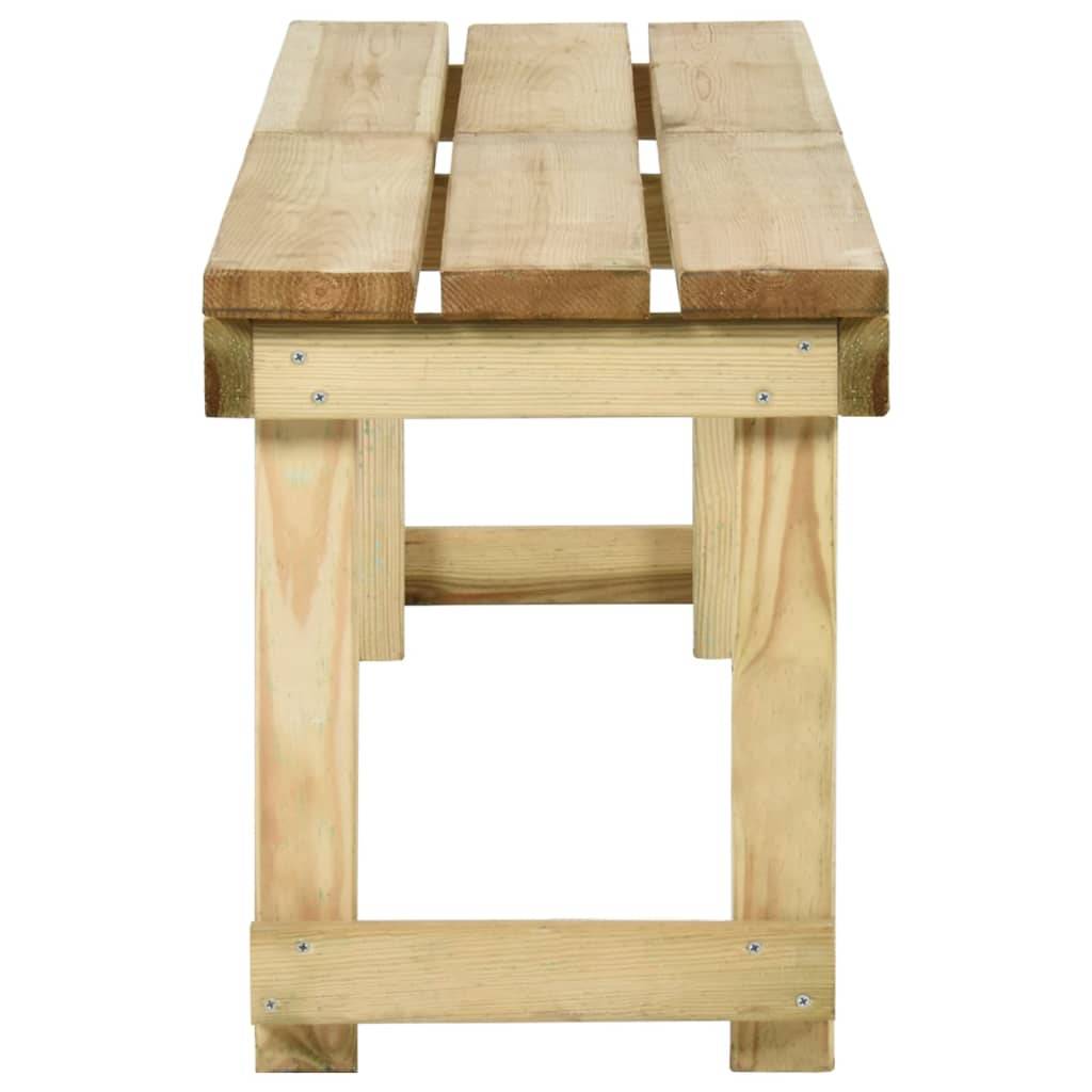 Helloshop26 - Banc de jardin meuble de patio d'extérieur terrasse 180 x 38 x 45 cm bois de pin imprégné - Image 3