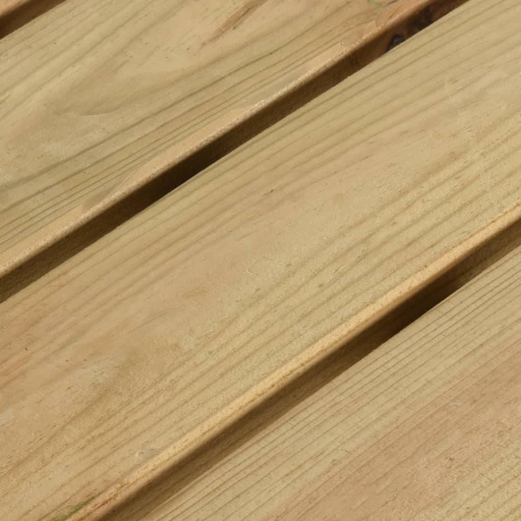 Helloshop26 - Banc de jardin meuble de patio d'extérieur terrasse 180 x 38 x 45 cm bois de pin imprégné - Image 5