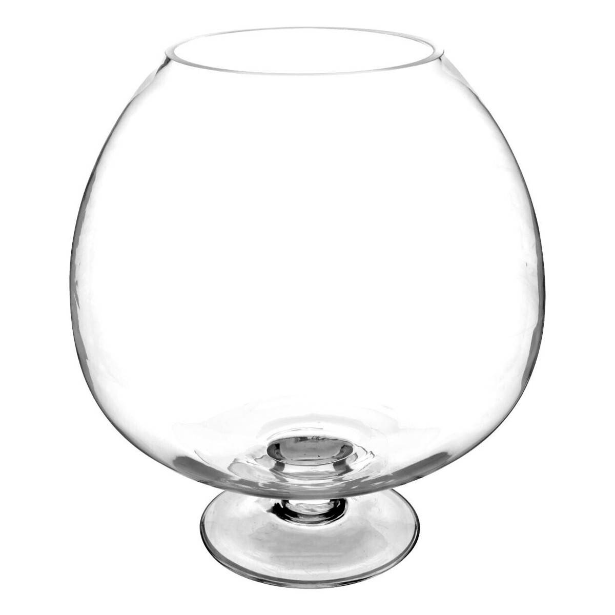 Coupe sur Pied Verre "Colga" 32cm Transparent