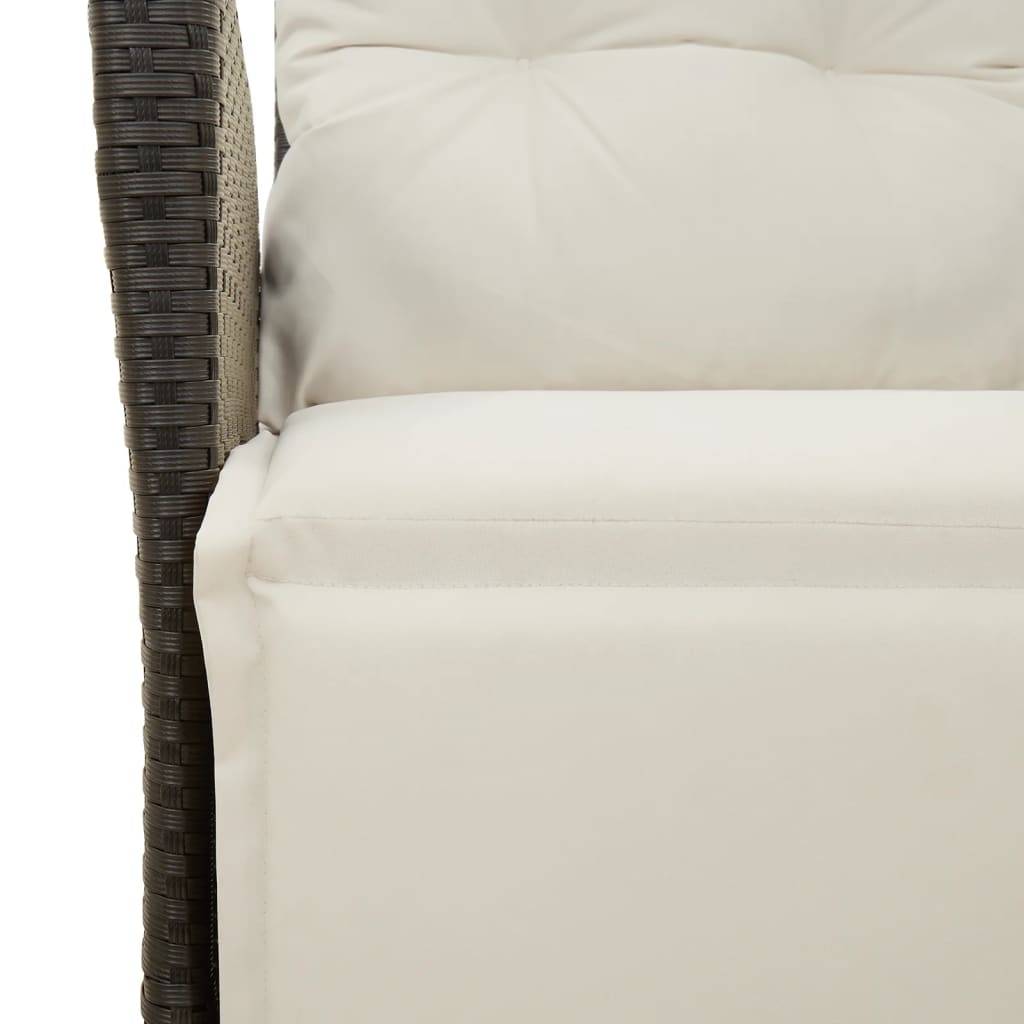 ComfortXL - Lot de 2 Fauteuils Relax de Jardin Résine Tressée avec Repose-pieds Intégré Noir – ComfortXL Outdoor Living - Image 9