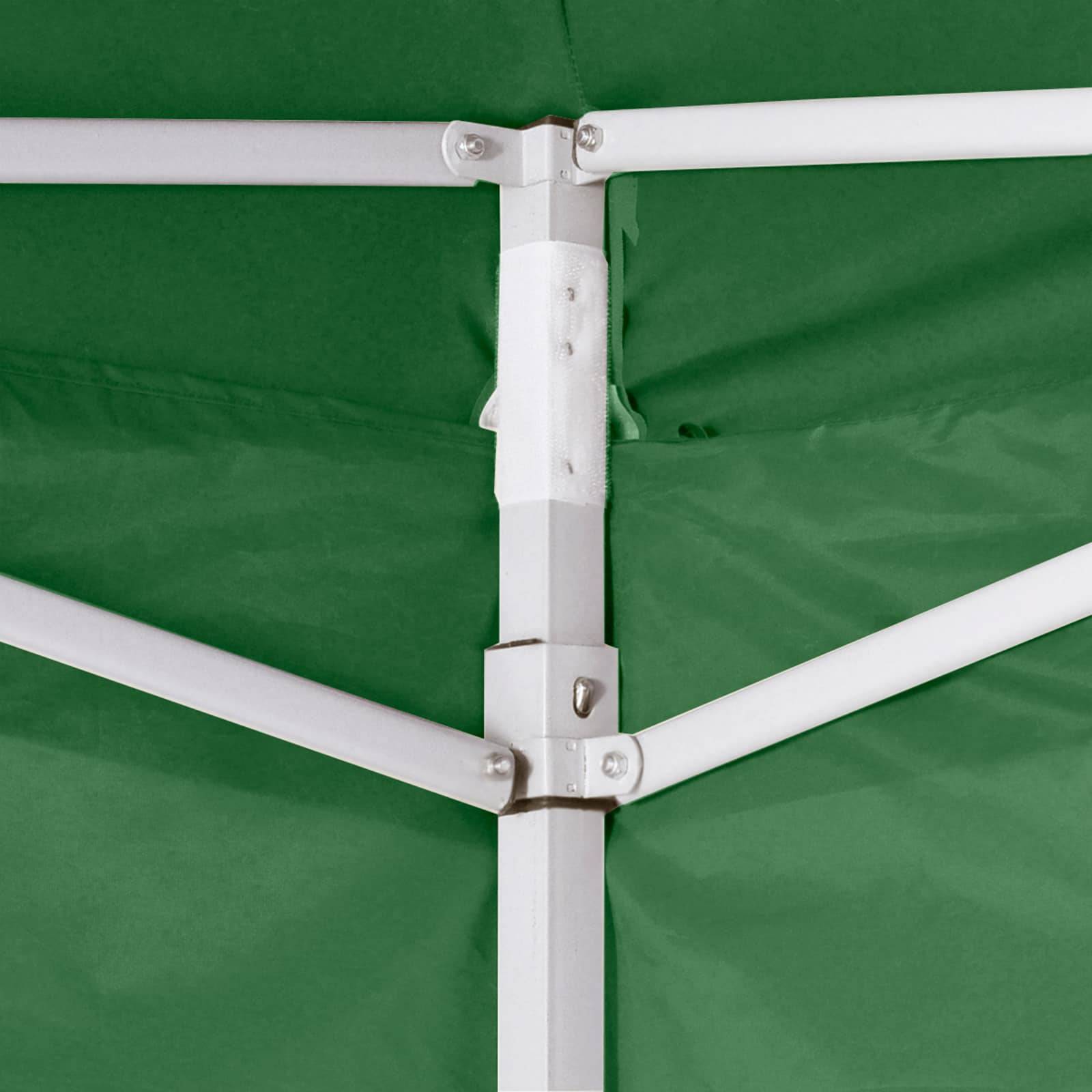 ComfortXL - Tente de réception tissu Oxford jardin terrasse abri pliable protection UV 291x291cm vert - Image 5