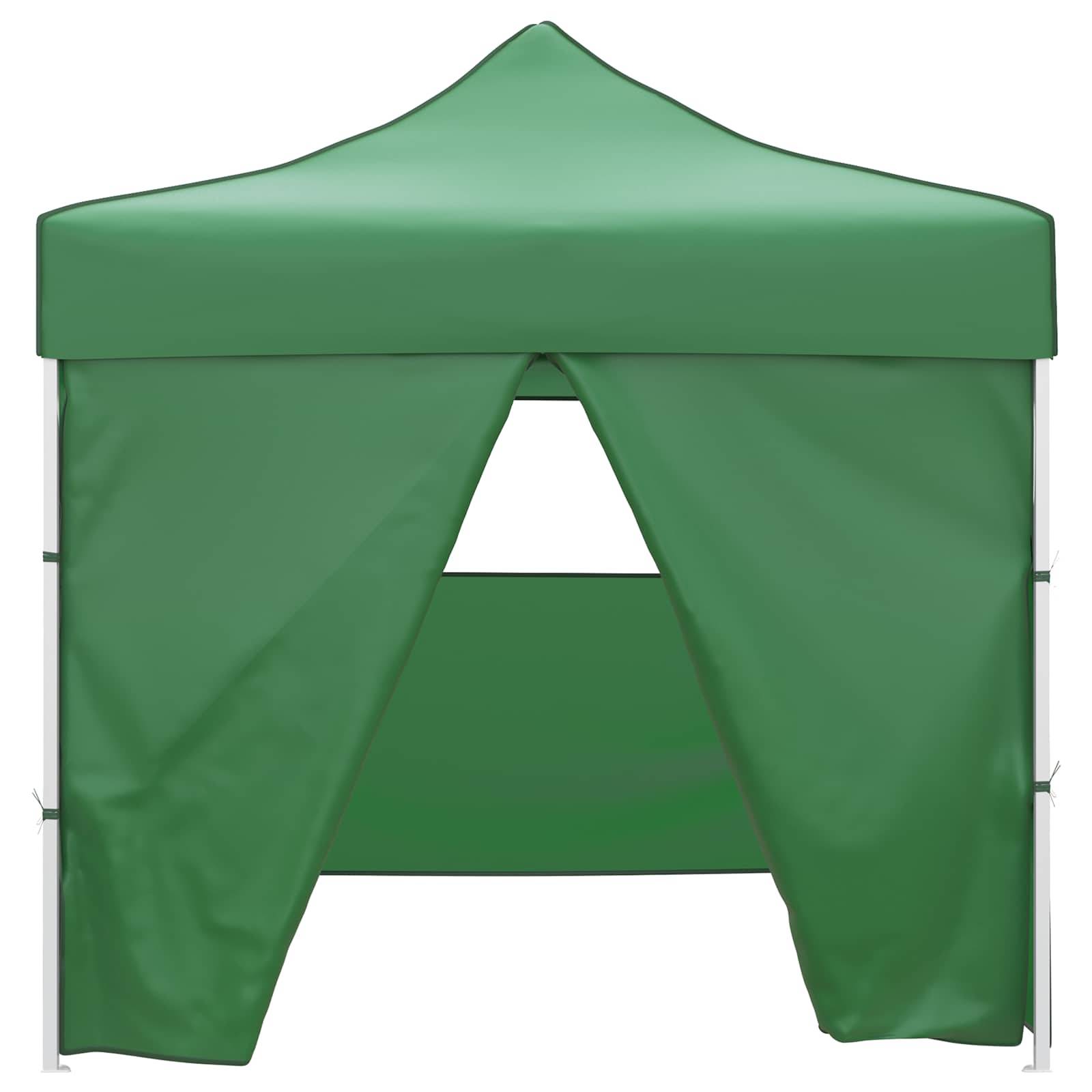 ComfortXL - Tente de réception tissu Oxford jardin terrasse abri pliable protection UV 291x291cm vert - Image 3