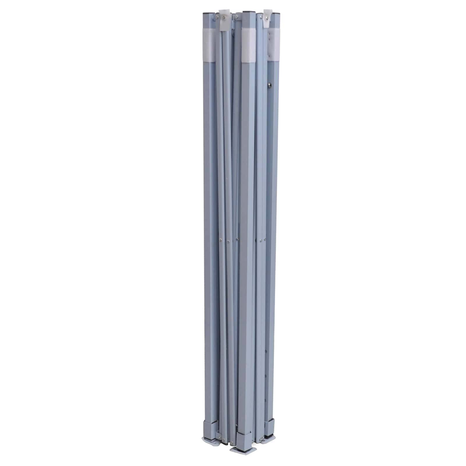 ComfortXL - Tente de réception tissu Oxford jardin terrasse abri pliable protection UV 291x291cm vert - Image 7