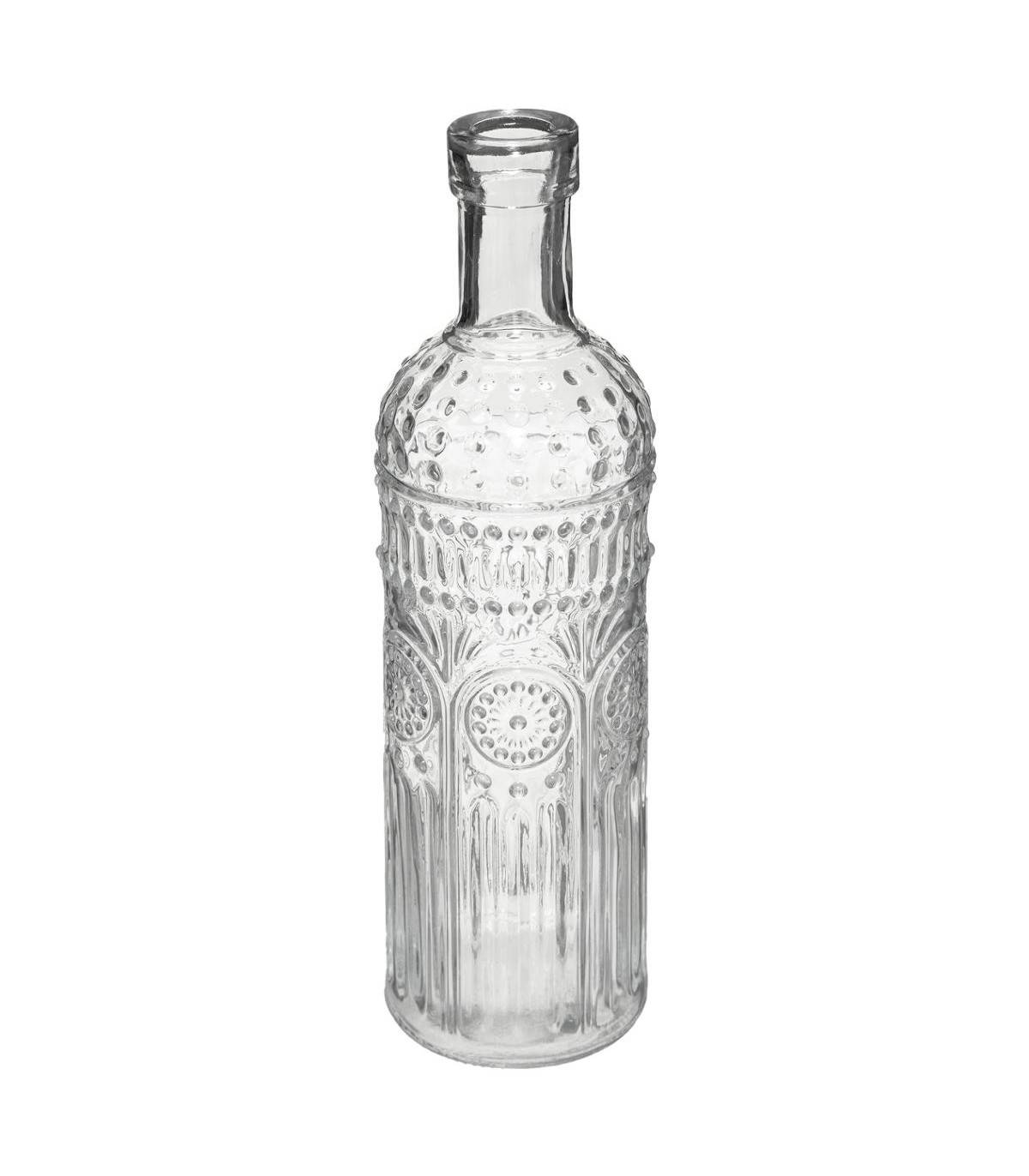 Lot de 3 Vases Bouteille en Verre coloré H 24,5 cm - Image 2