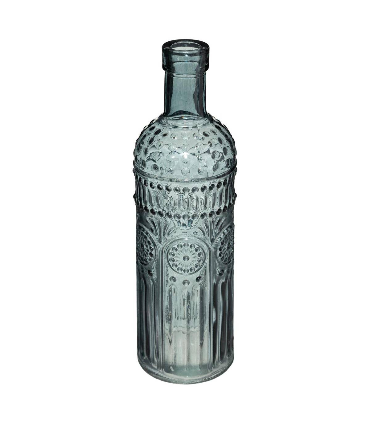 Lot de 3 Vases Bouteille en Verre coloré H 24,5 cm - Image 3