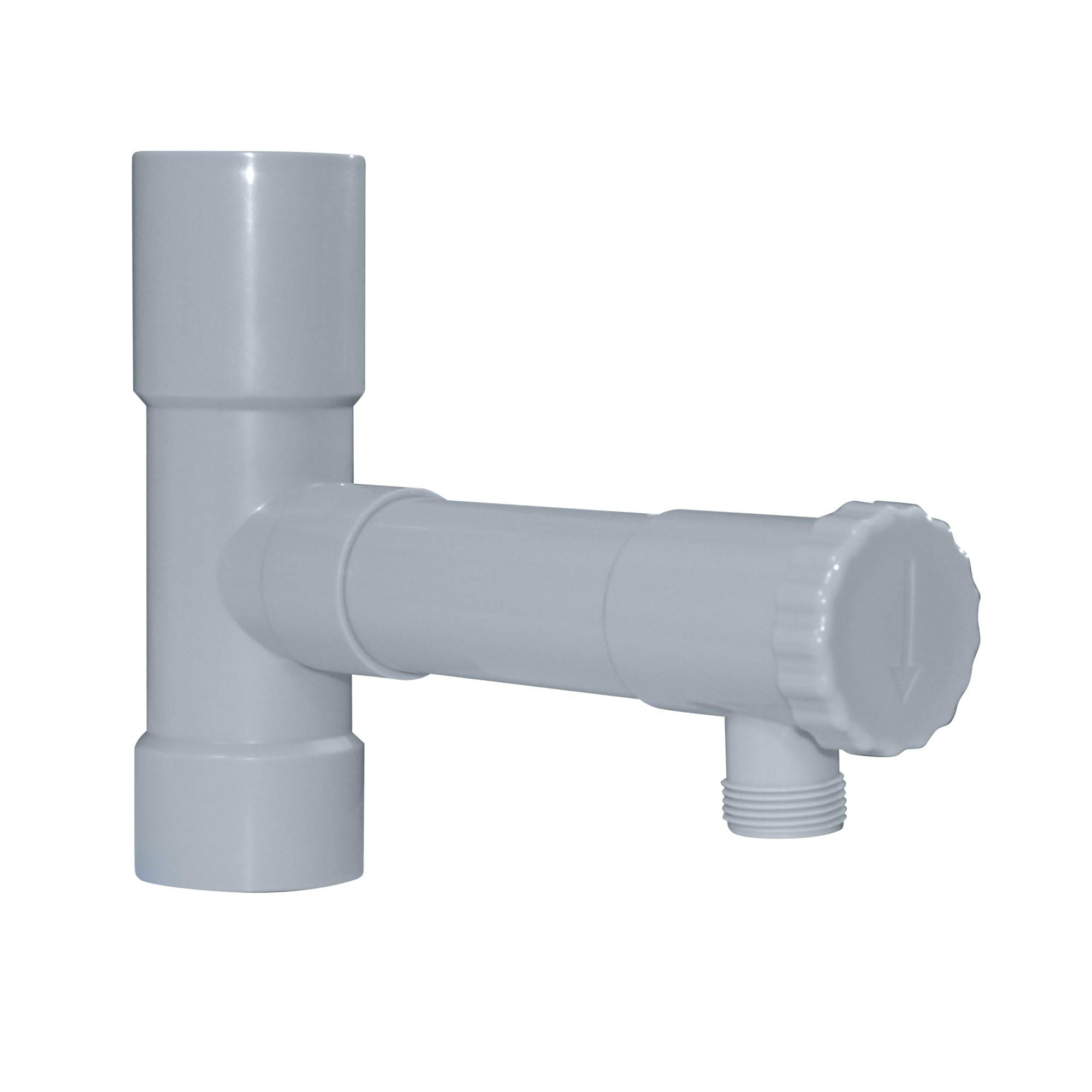 Jardibric - Jardibric - Collecteur Eau de Pluie Ø50 mm Gris pour Descente de Gouttière - Raccord Récupérateur Eau Sortie Filetée 20x27