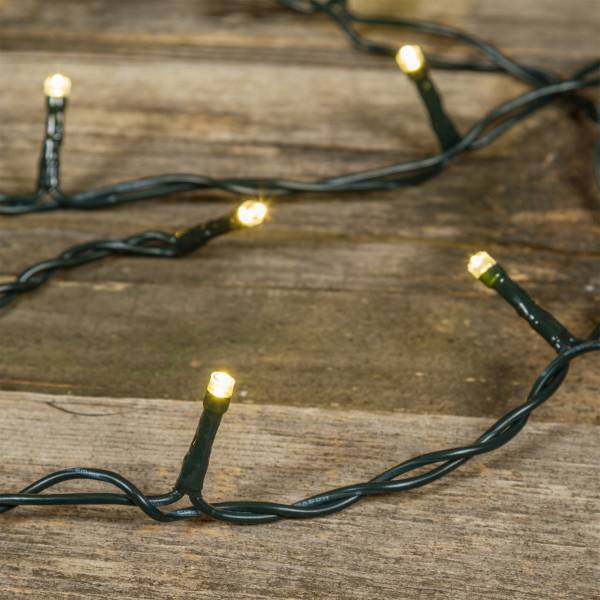 Lotti - Guirlande lumineuse 3 Alimentations interchangeables solaire pile ou secteur 50M 1000 LED blanc chaud IP44 professionnelle Lotti - Image 10