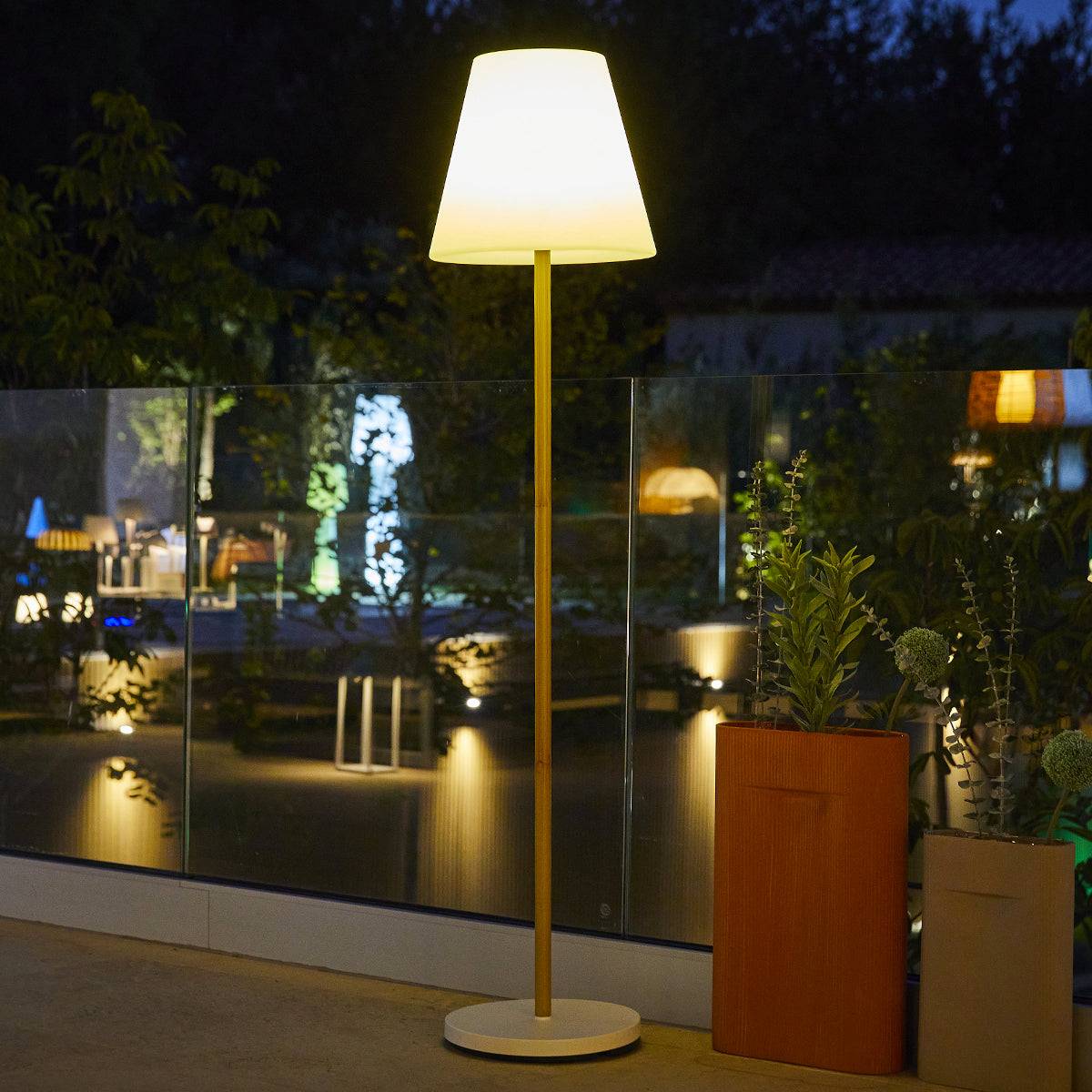 Lumisky - Lampadaire solaire STANDY WOOD SOLAR H150cm - Image 2