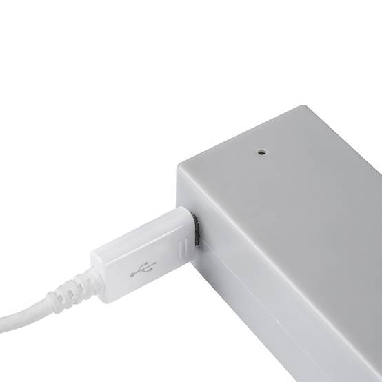 Emuca - Emuca 5074362 Barre De Penderie Pour Armoire Castor Avec Lumière Led, Batterie Amovible Et Détecteur De Mouvement, 1.008, Anodi - Image 5