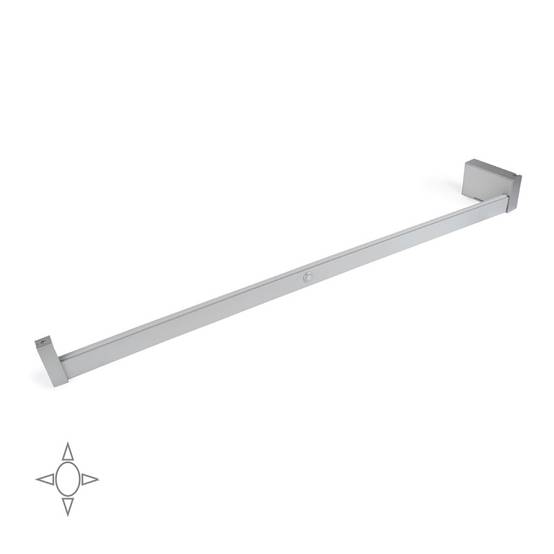 Emuca - Emuca 5074362 Barre De Penderie Pour Armoire Castor Avec Lumière Led, Batterie Amovible Et Détecteur De Mouvement, 1.008, Anodi - Image 6