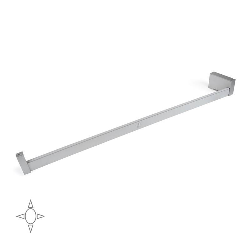 Emuca - Emuca 5074362 Barre De Penderie Pour Armoire Castor Avec Lumière Led, Batterie Amovible Et Détecteur De Mouvement, 1.008, Anodi - Image 6