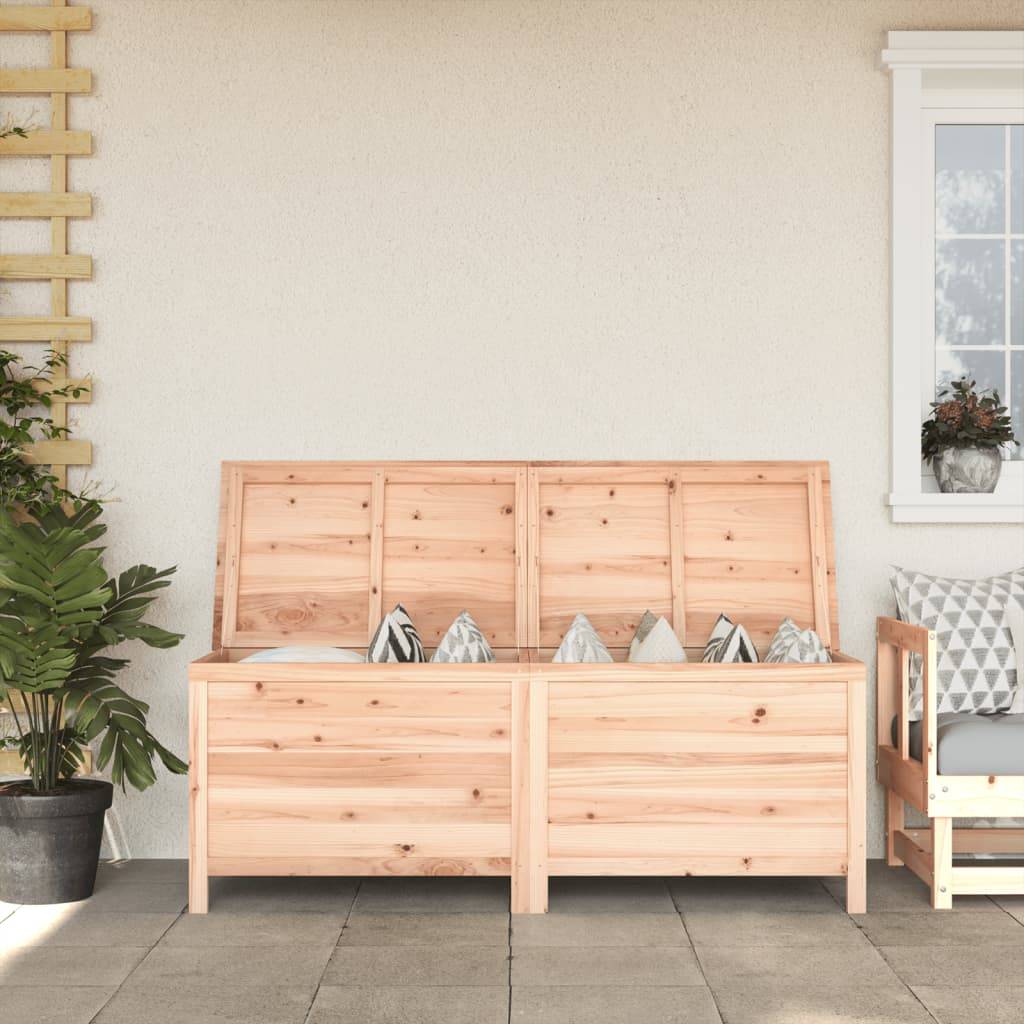 Coffre de rangement - Boîte de rangement extérieure - Coffre de jardin 150x50x56,5 cm bois massif sapin - Image 2