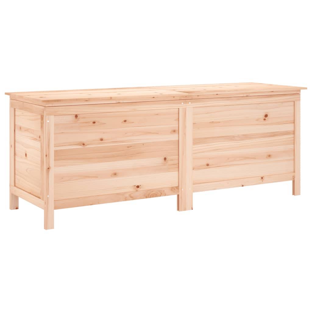 Coffre de rangement - Boîte de rangement extérieure - Coffre de jardin 150x50x56,5 cm bois massif sapin - Image 1
