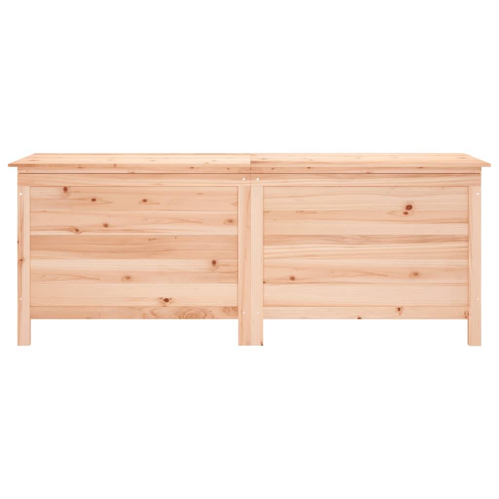Coffre de rangement - Boîte de rangement extérieure - Coffre de jardin 150x50x56,5 cm bois massif sapin - Image 4