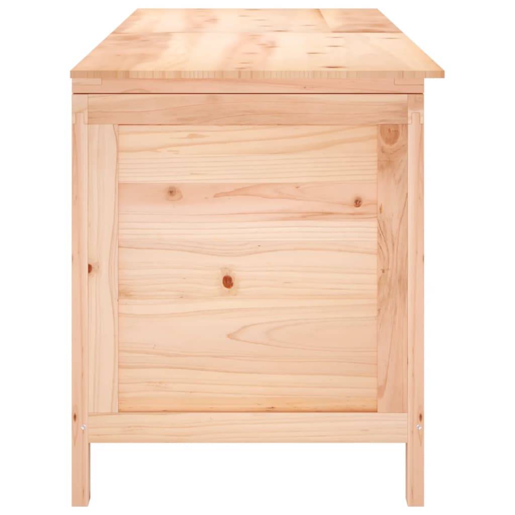 Coffre de rangement - Boîte de rangement extérieure - Coffre de jardin 150x50x56,5 cm bois massif sapin - Image 5