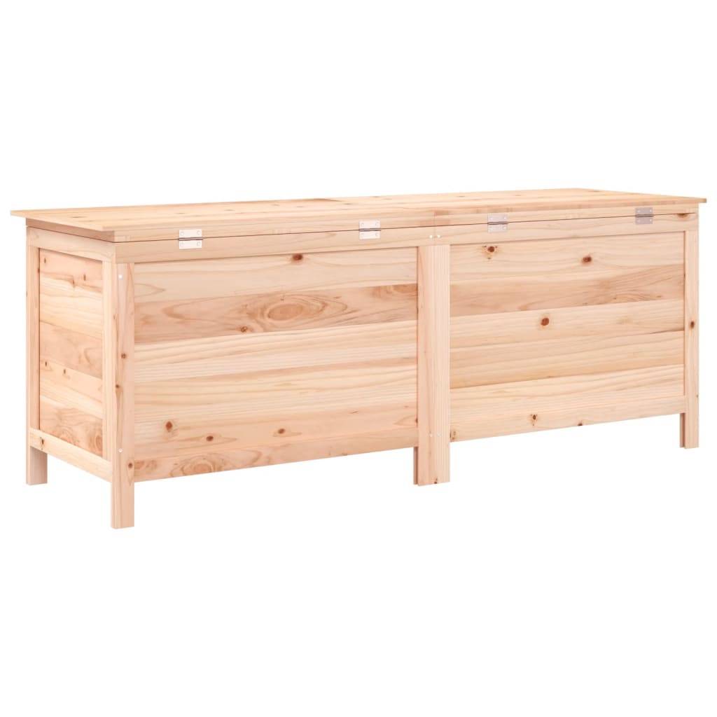 Coffre de rangement - Boîte de rangement extérieure - Coffre de jardin 150x50x56,5 cm bois massif sapin - Image 6