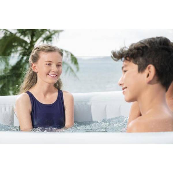 Bestway - Spa gonflable BESTWAY - Lay-Z-Spa Ibiza Airjet - 180 x 180 x 66 cm - 4/6 places - Carré (+ couverture, cartouche, diffuseur) - Image 10