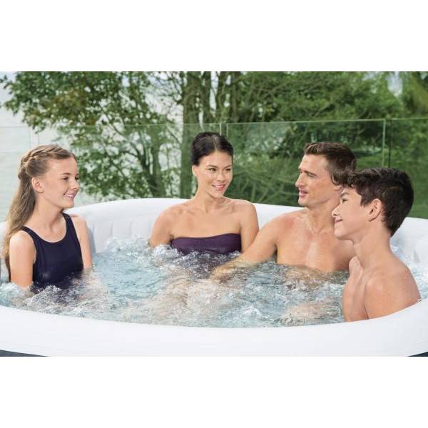 Bestway - Spa gonflable BESTWAY - Lay-Z-Spa Ibiza Airjet - 180 x 180 x 66 cm - 4/6 places - Carré (+ couverture, cartouche, diffuseur) - Image 8