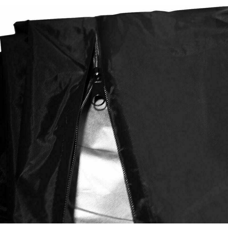 IntiMeg - Housse de Protection pour Oeufs Chaise Imperméable Suspendue Housse de Chaise de Jardin Oeuf--Noir avec fermeture éclair 115*190CM IntiMeg - Image 2