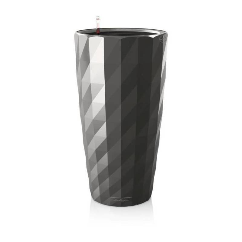 Lechuza - Pot De Fleur Lechuza Diamante Premium - Kit Complet, Anthracite Métallisé - Image 1