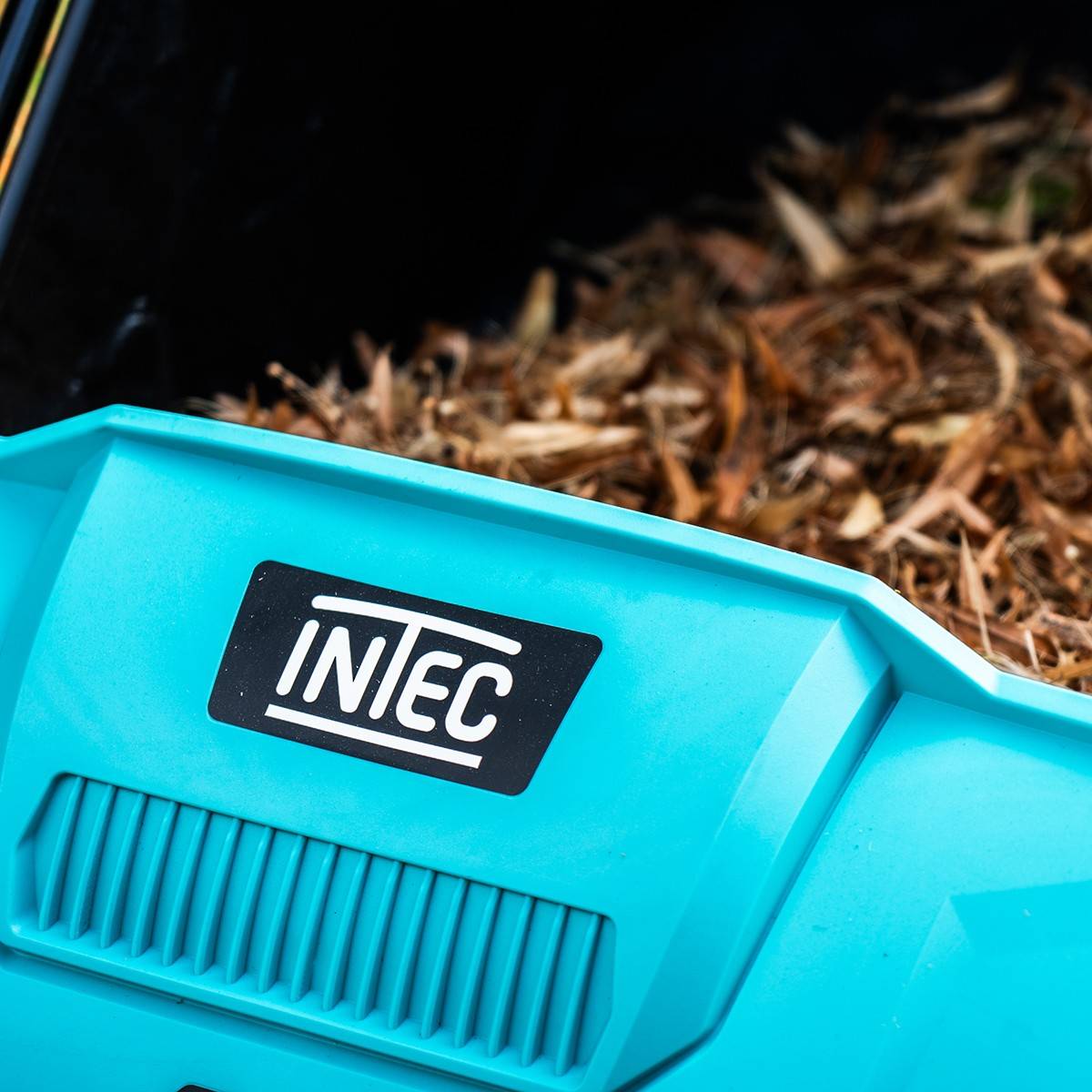 Intec - Balayeuse à gazon Ramasse feuilles Brosse rotative renforcées Larg 53cm reglable Grand Bac 100L INTEC - Image 3