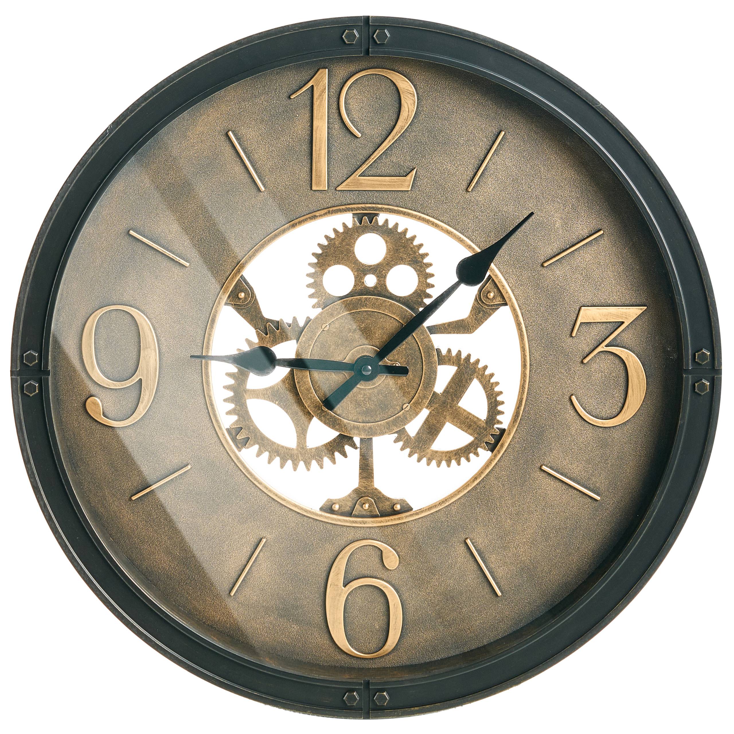 Beliani - Horloge murale Matière synthétique Noir ALBACETE - 50x5x50- Beliani - Image 2