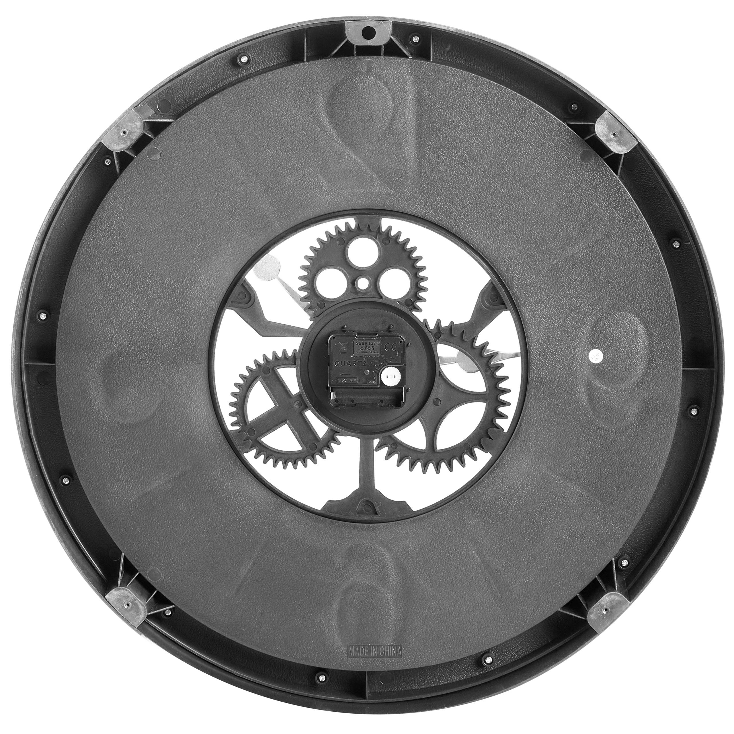 Beliani - Horloge murale Matière synthétique Noir ALBACETE - 50x5x50- Beliani - Image 5