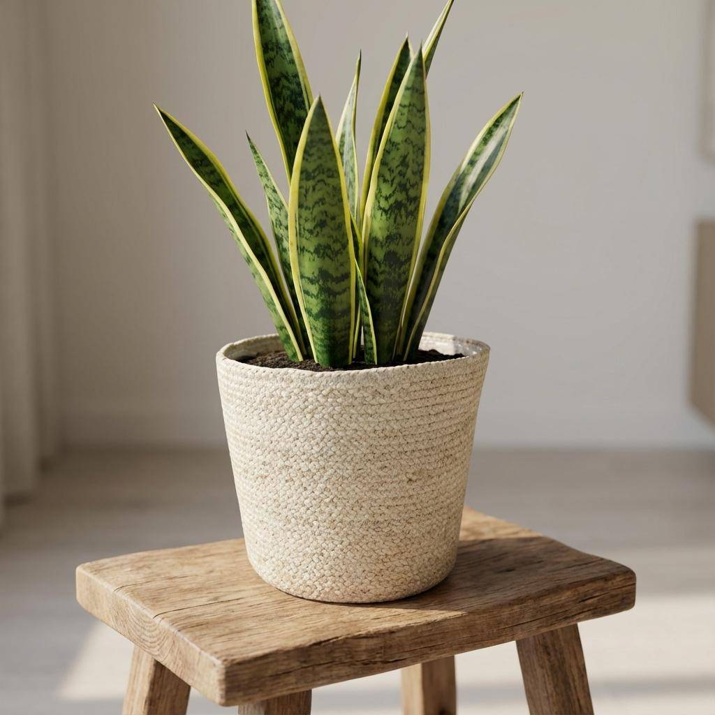 Cache-pot panier tressé - D.22cm x H.19cm