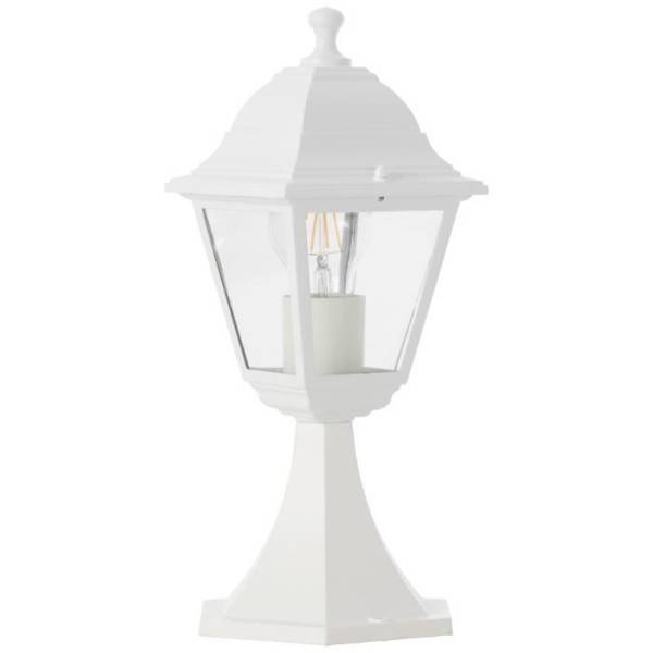 Brilliant - Borne extérieure NISSIE blanc - Brilliant - Métal/verre - IP44 - 1xE27 60W - Image 5