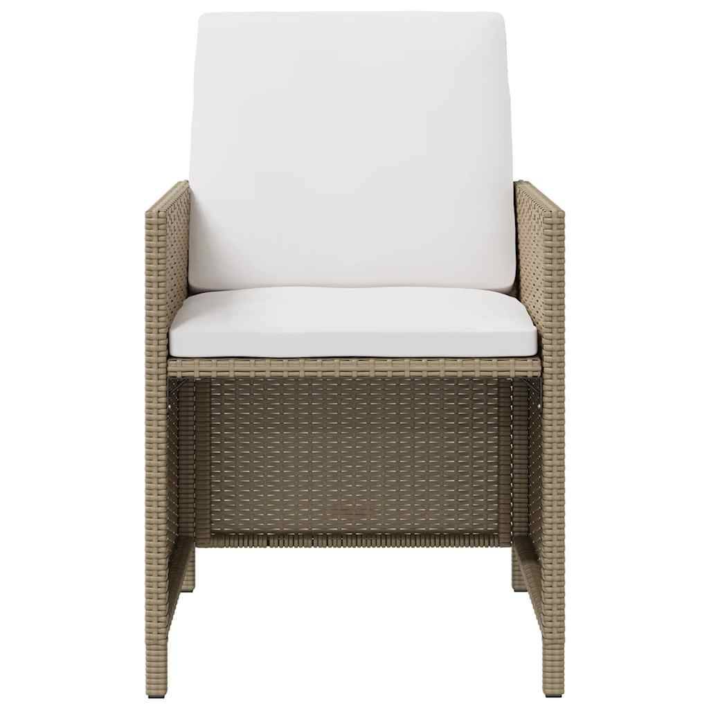 ComfortXL - Lot de 4 Fauteuils de Salon de Jardin en Résine Tressée avec Coussins Confortables Beige – ComfortXL Outdoor Living - Image 4