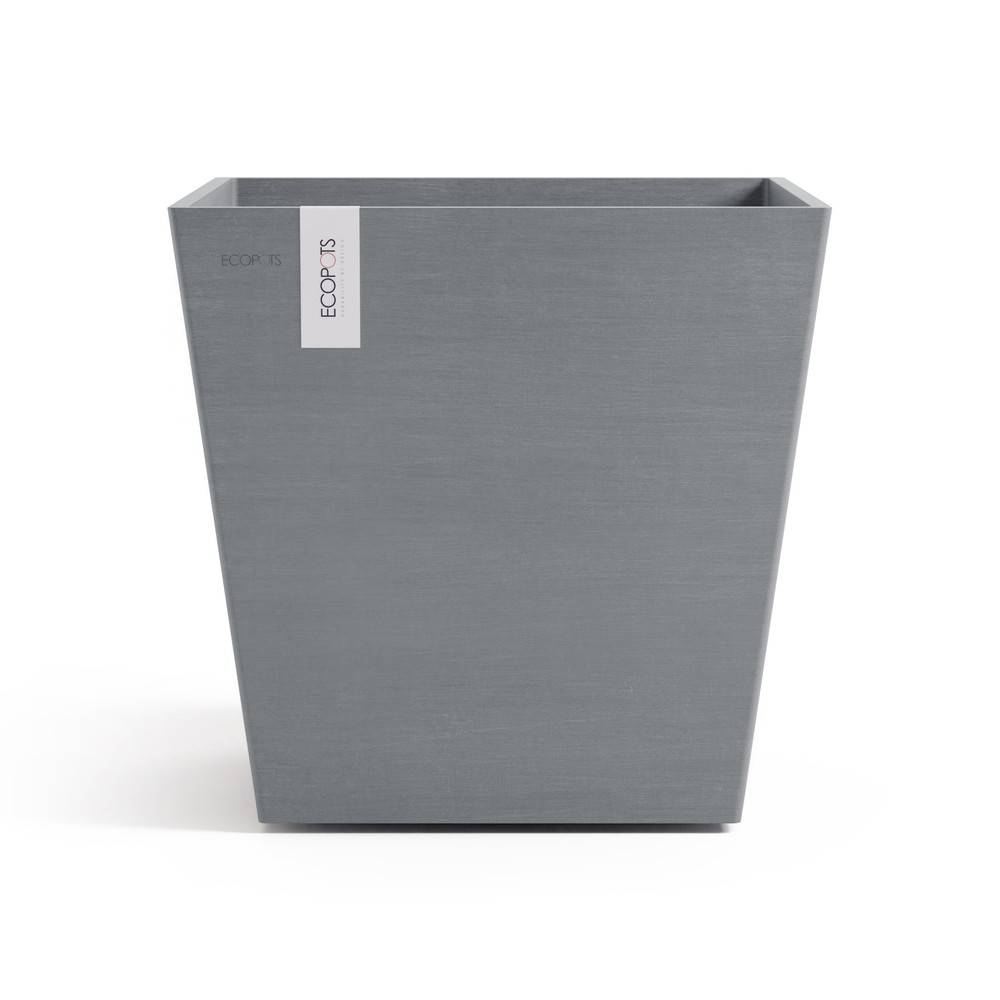 Ecopots - Pot Carré Rotterdam 45 Bleu Gris + réservoir d'eau - 45,4 x 45,4 x H. 44 cm - 63,5 L ECOPOTS - Image 2