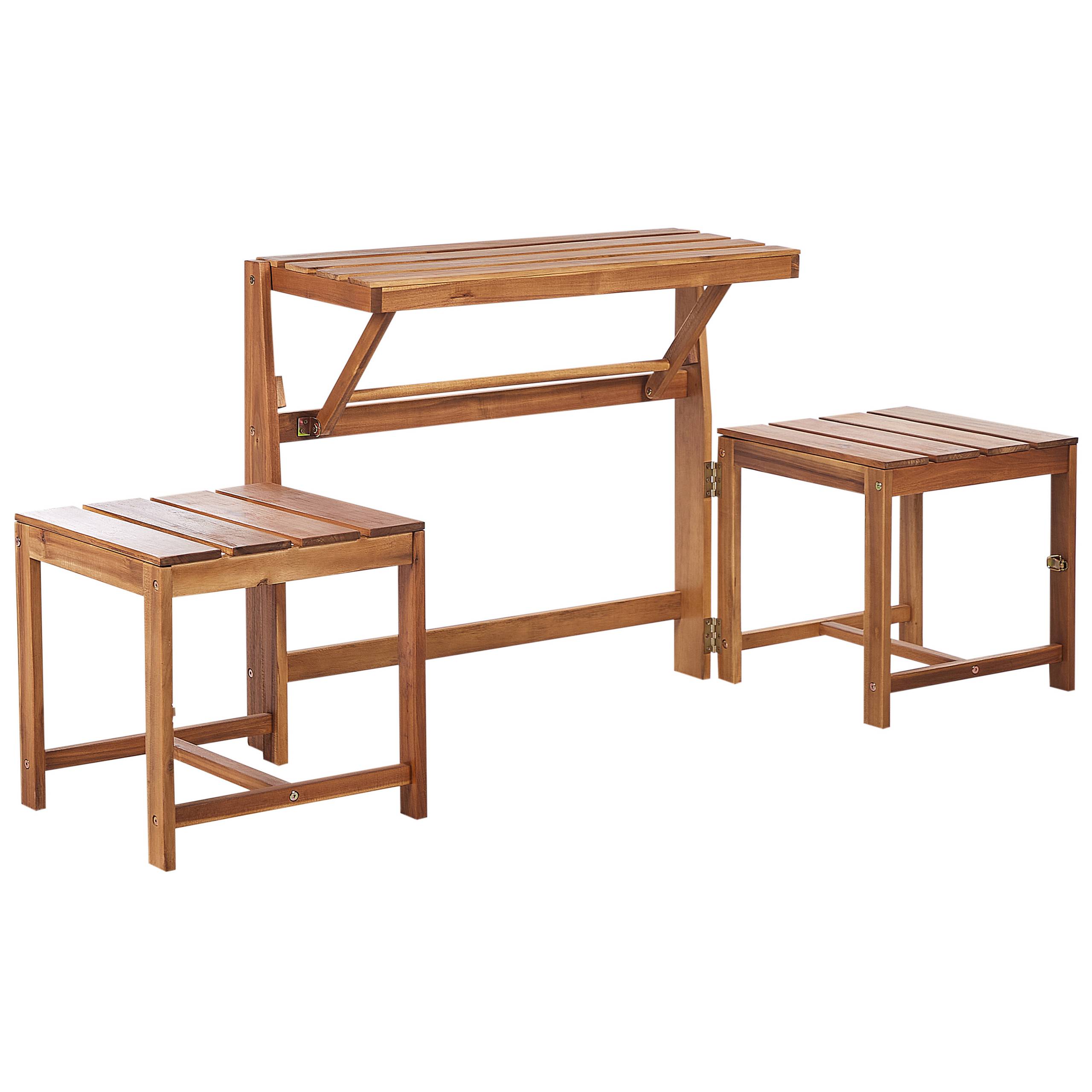 Beliani - Banc, 2 Personnes Acacia Marron TUENNO - 182x54x80- Beliani - Image 2