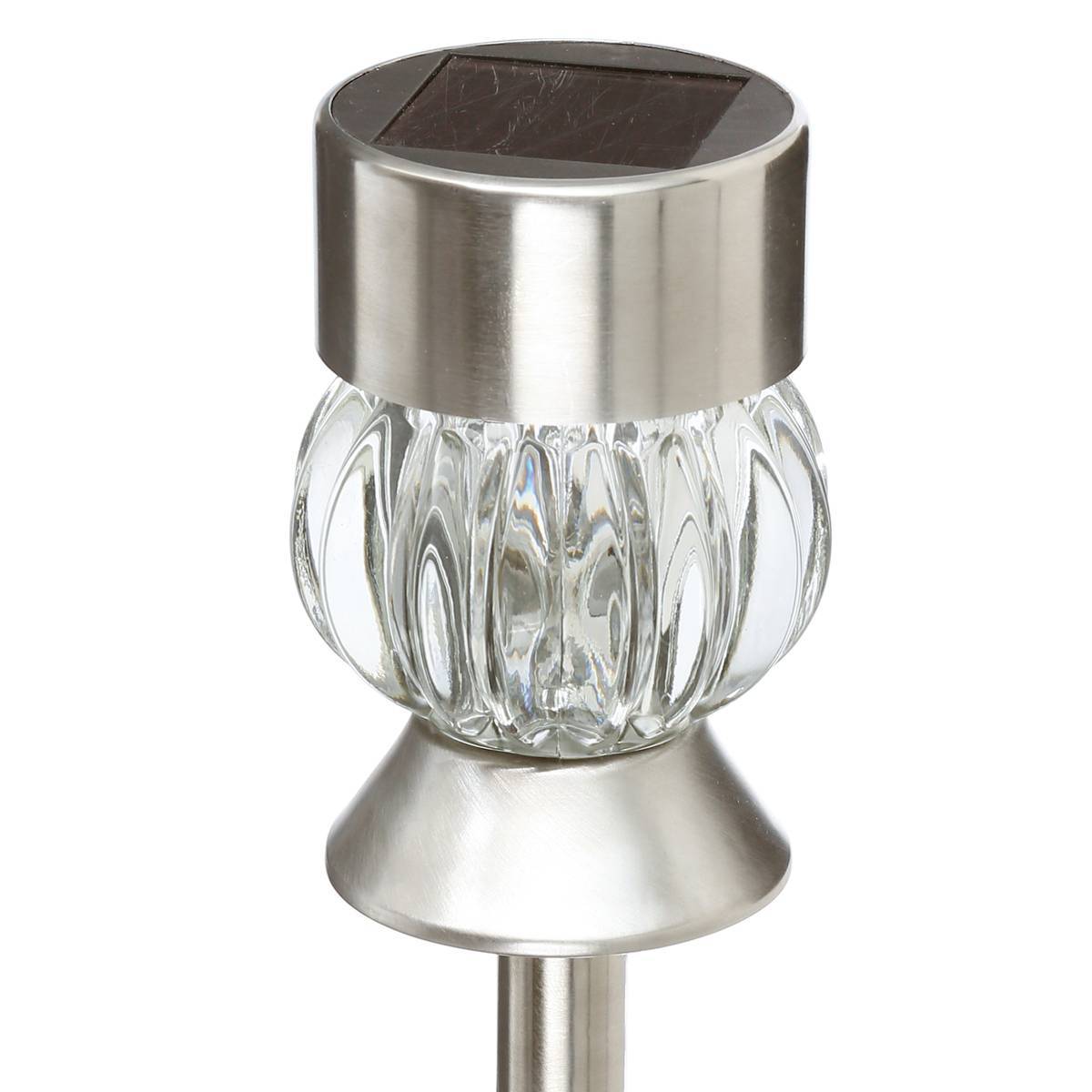 Atmosphera - Balise solaire "Ludel" argent H34cm ATMOSPHERA CREATEUR D'INTERIEUR - Image 4