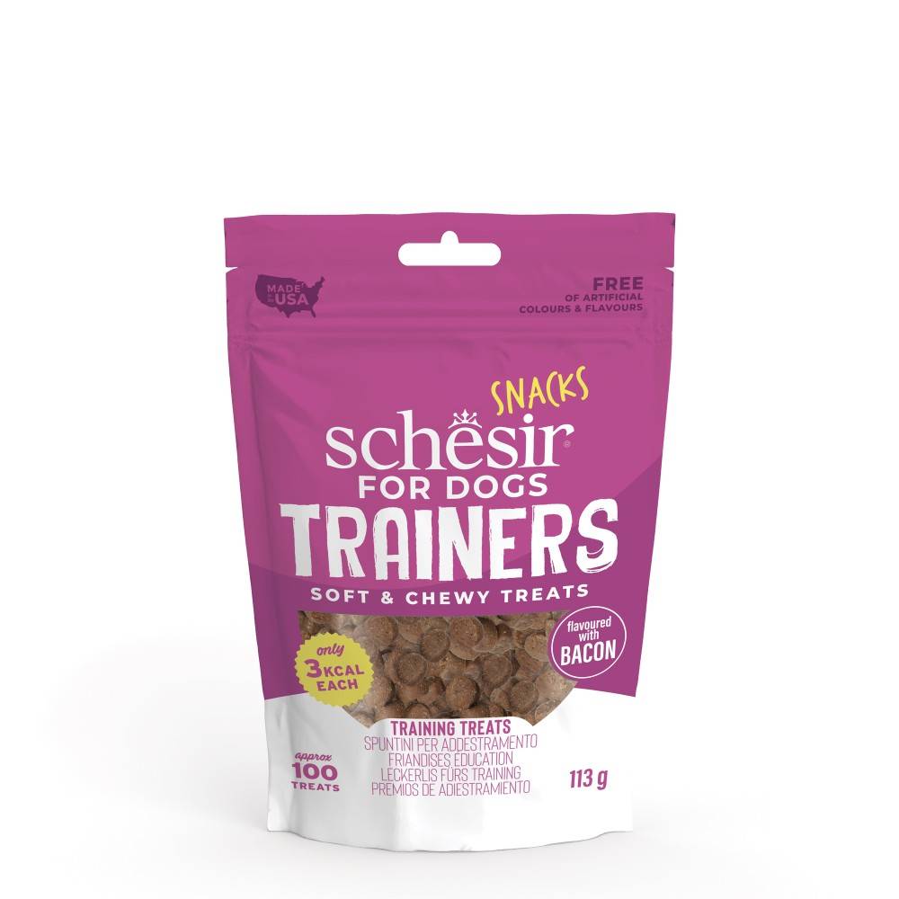 Schesir - Schesir Chien Friandises Snack Éducation Bacon 113 g - Image 2