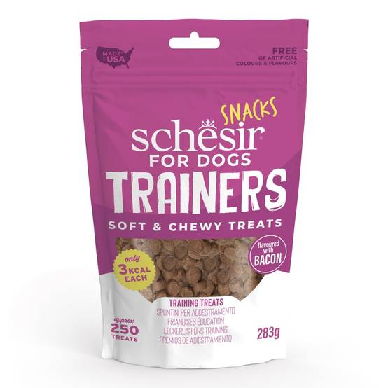 Schesir - Schesir Chien Friandises Snack Éducation Bacon 113 g - Image 1