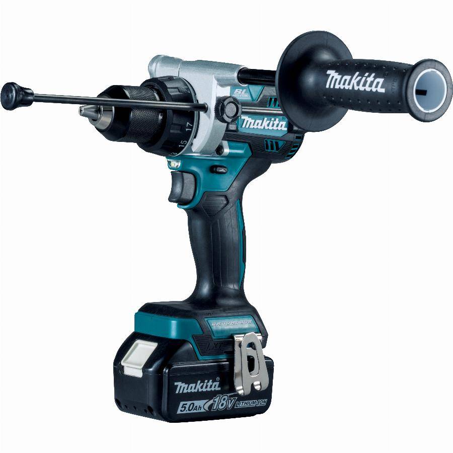 Makita - Perceuse à percussion BL 130Nm 18V Li-ion MAKITA 2 batt.BL850B + chargeur - DHP486RTJ - Image 1