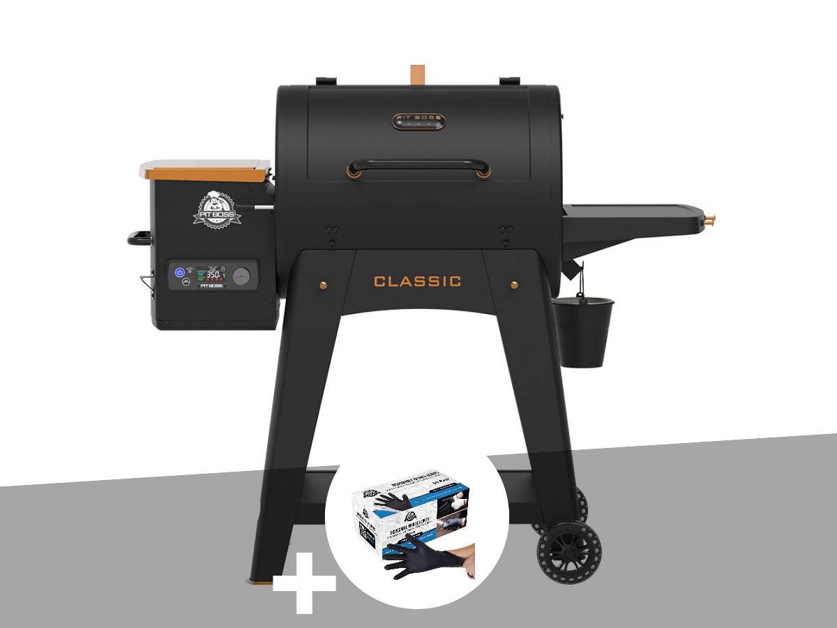 Pit Boss - Barbecue à pellets Onyx Classic 700 + 50 gants alimentaire  - Pit Boss - Image 1