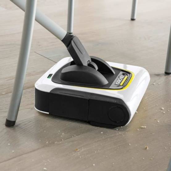 Balai - Nettoyeur Vapeur KARCHER KB 5 - Balai électrique sans fil - Autonomie 30 min sur sols durs (20min sur tapis) - Compact et léger 1,2 Kg - Image 6