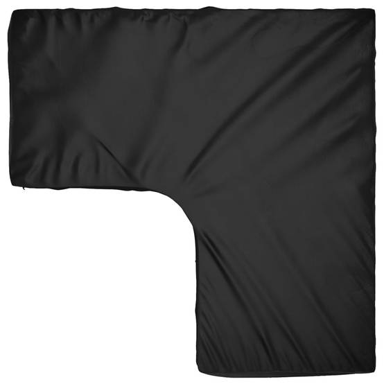 Housse pour Salon de Jardin d'Angle en L PE Imperméable Protection UV pour Canapé d'Extérieur Noir 185x185x70cm – ComfortXL Outdoor Living - Image 7
