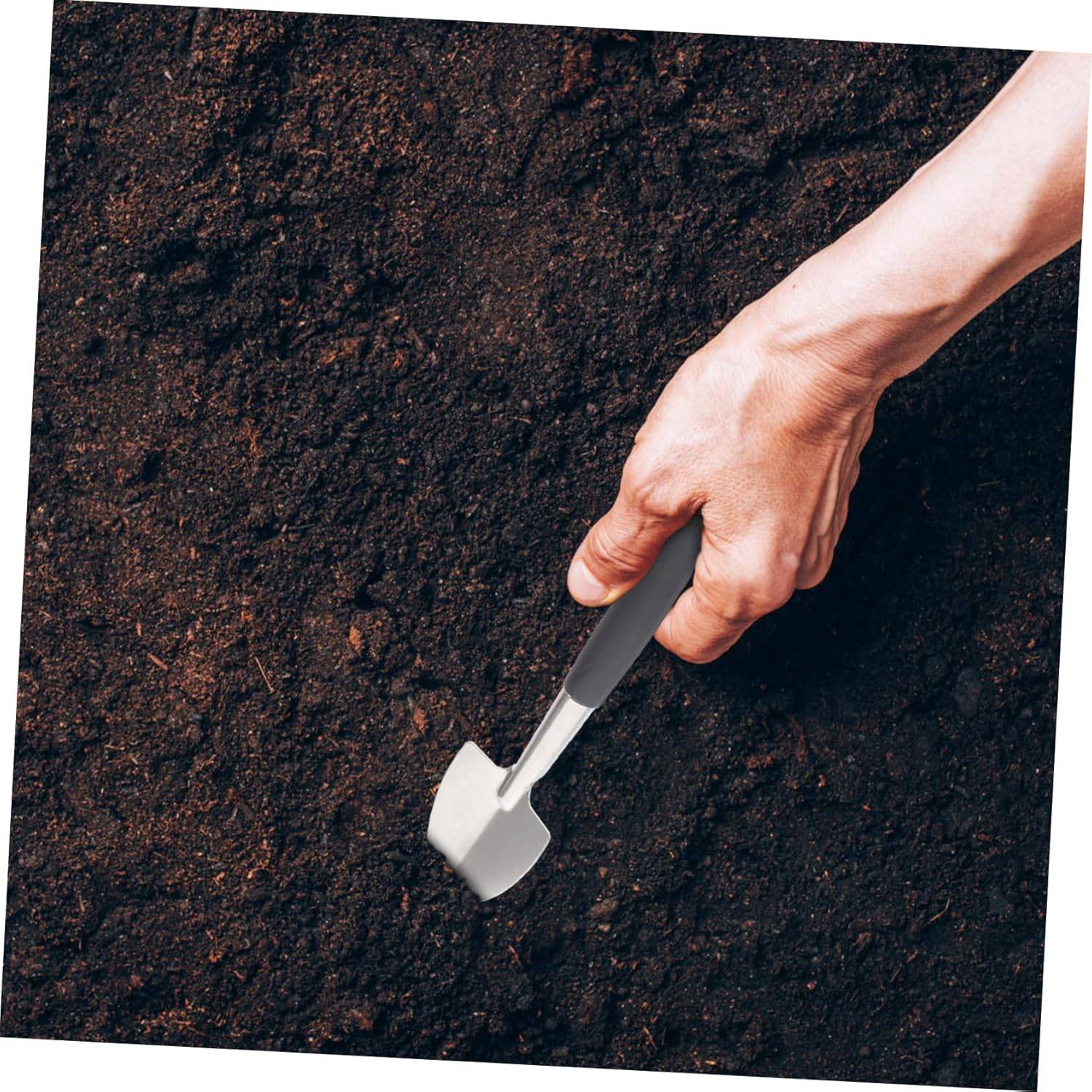 Kit de 3 Outils de Jardin Compact en Acier Inoxydable pour Détendre le Sol - Truelles Ergonomiques - IntiMeg - Image 5