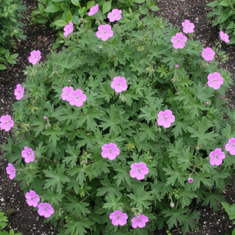Géranium vivace Inverness à fleurs Rose/ - feuillage Persistant - Godet - 5/20 cm