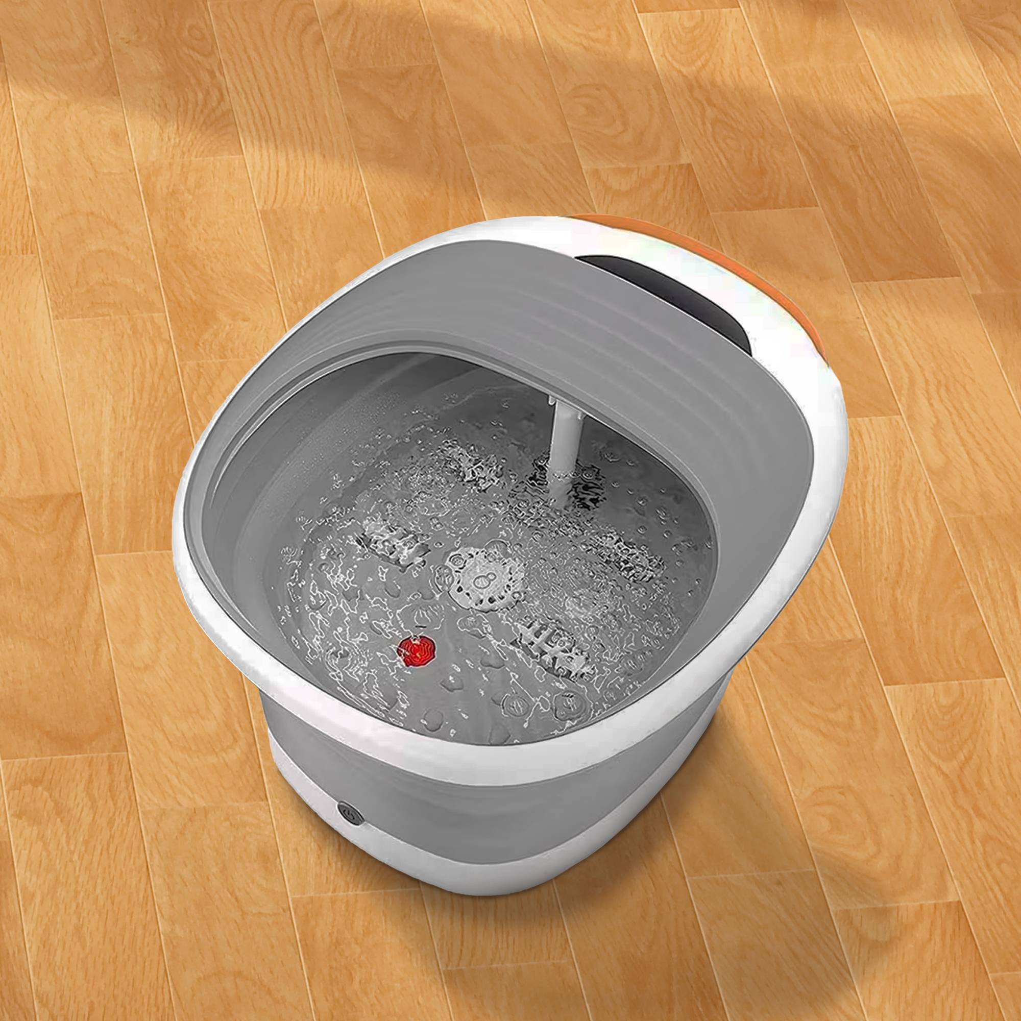 Fishtec - Bain de pieds spa massant FISHTEC, pour une relaxation optimale, design pliable gain de place, fonction maintien de l'eau chaude - Image 5