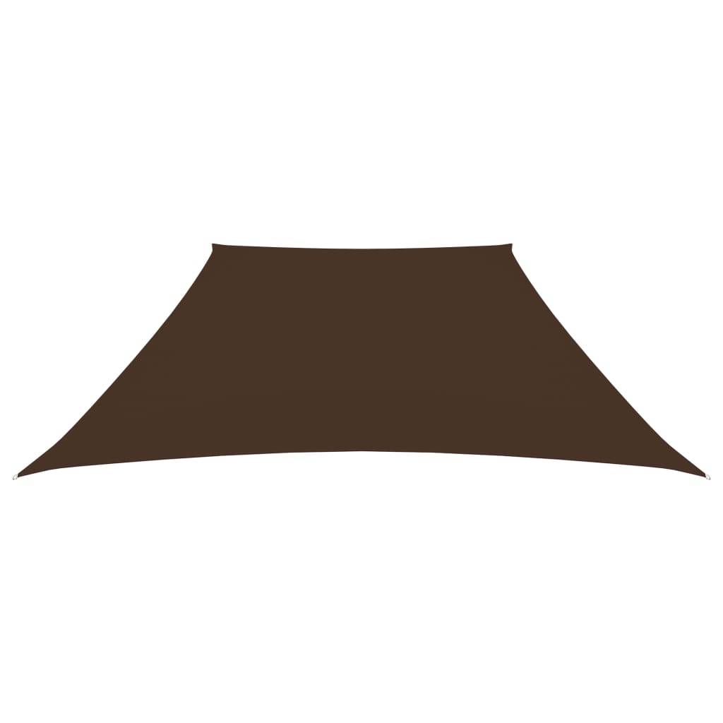 Helloshop26 - Voile toile d'ombrage parasol tissu oxford trapèze 2/4 x 3 m marron - Image 2