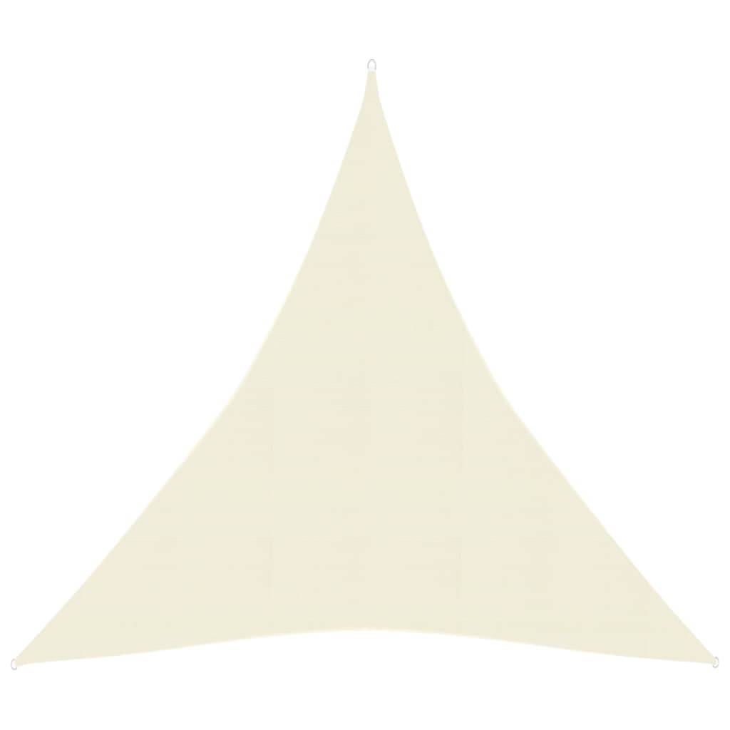 Helloshop26 - Voile toile d'ombrage parasol 160 g/m² 5 x 6 x 6 m PEHD crème - Image 1