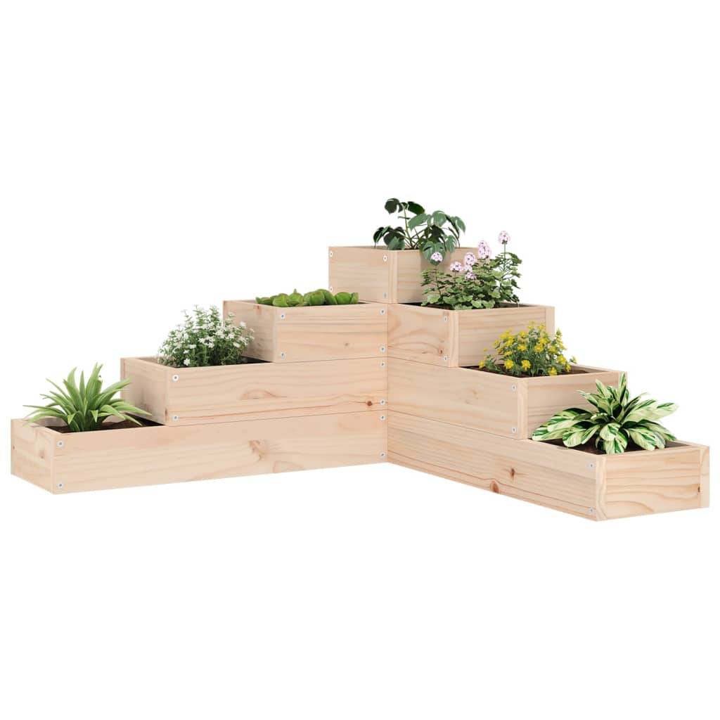 Vidaxl - Jardinière 4 niveaux 80,5x79x36 cm bois de pin massif vidaXL 825317 - Image 1