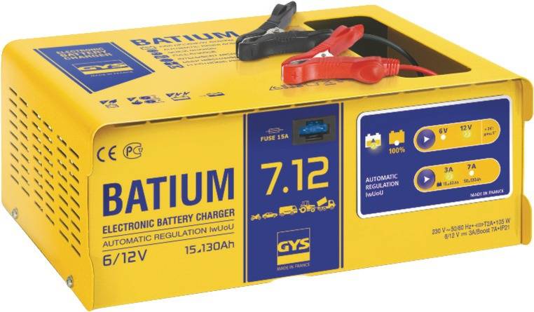 Chargeur de batterie BATIUM 7-12 | 024496 - Gys - Image 1