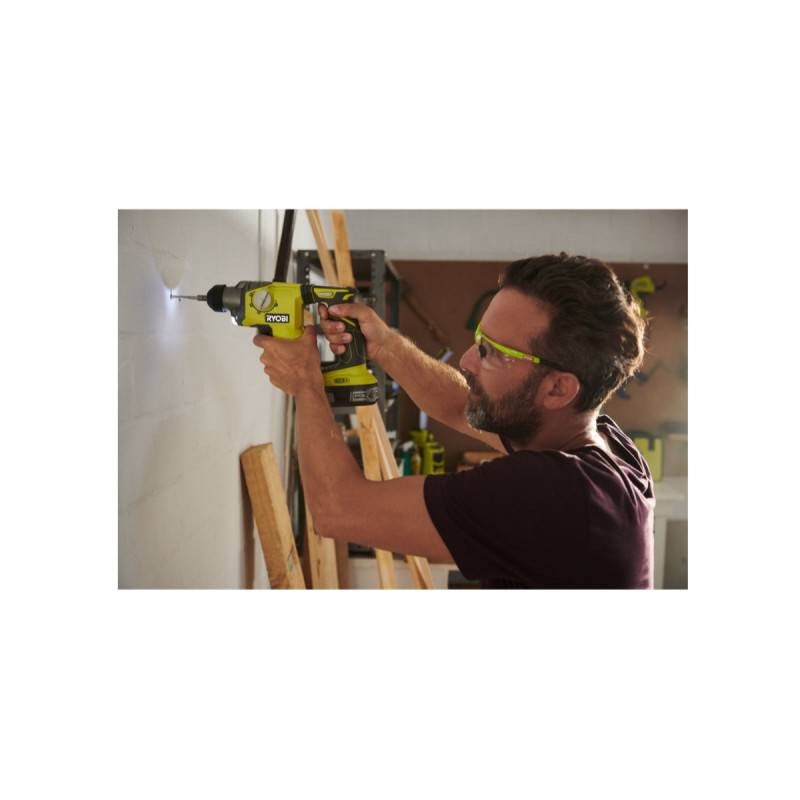 Ryobi - Pack Marteau perforateur RYOBI 18V One+ - 1 batterie LithiumPlus 2.5Ah - Kit 3 burins SDS+ - RAKSPC03 - Image 5