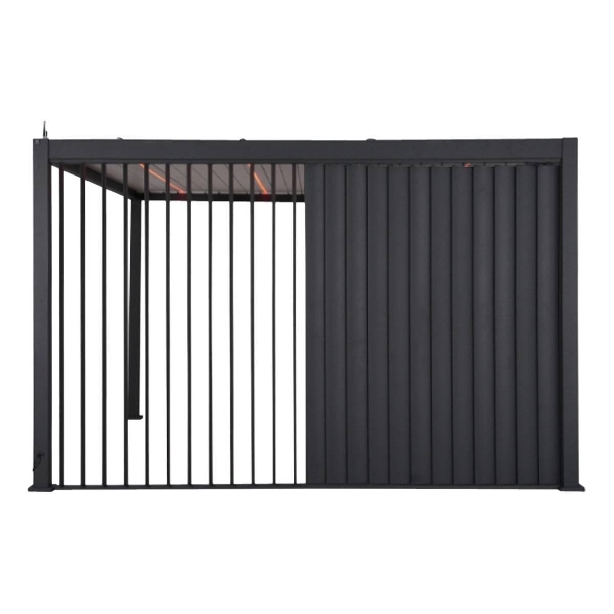 Hesperide - Persienne pour pergola Evora 3m gris graphite - Hespéride - Image 2