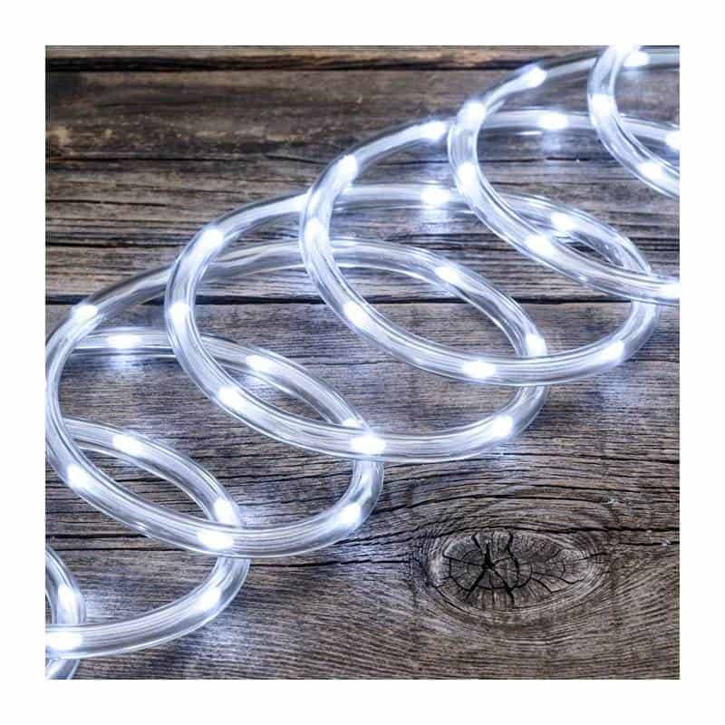 Lotti - Guirlande tube lumineux 8 programmes 10m 200 LED blanc froid 360° haute luminosité Lotti - Image 2