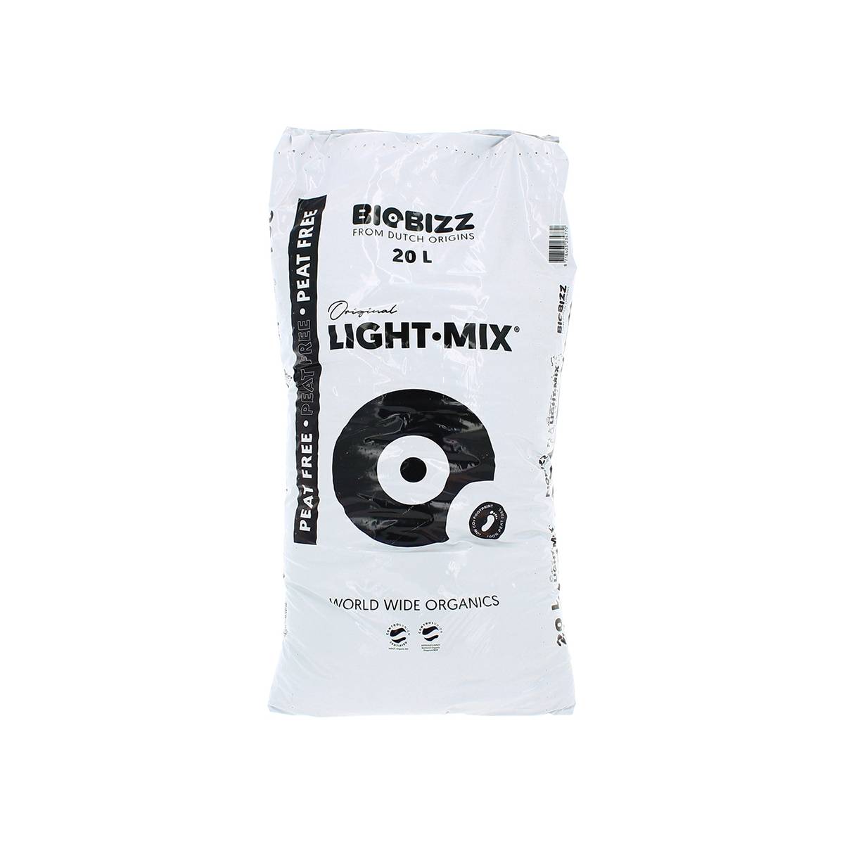 Terreau LIGHT.MIX en sac de 20 litres - Sans tourbe - BIOBIZZ - Image 1